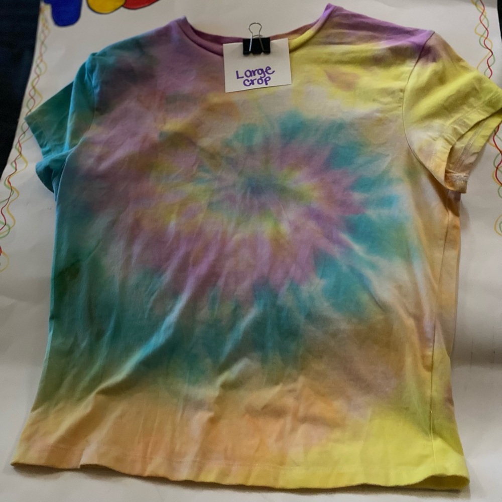 Colorful Tie-Dye Teen/Young Adult T-Shirt